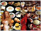 Dipcyth: Food